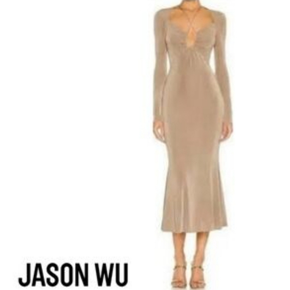 Jason Wu - Slinky Keyhole Neck Dress - Size S  (NWT)